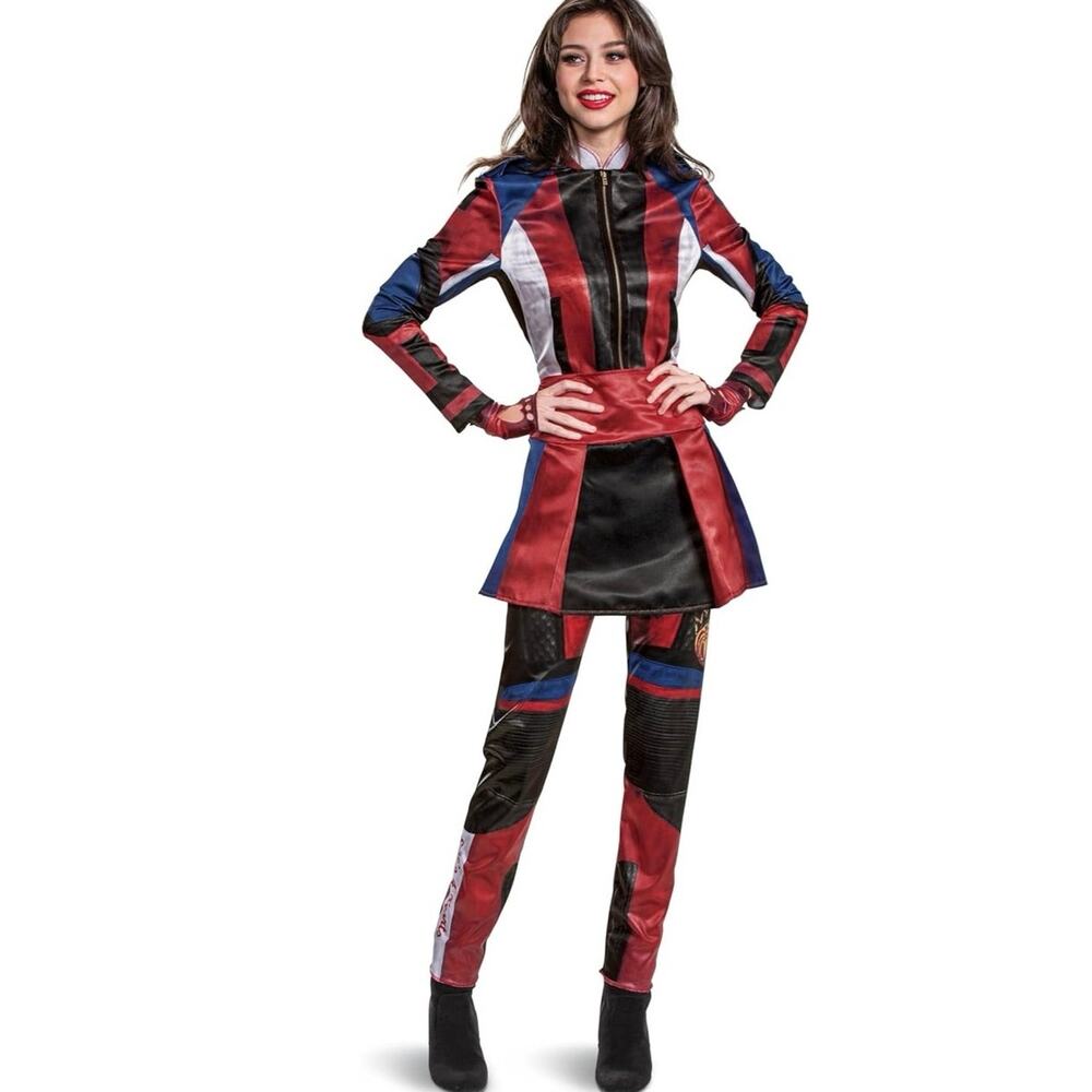 Evie Descendants 3 Deluxe Girls halloween Costume Official Disney large 10-12